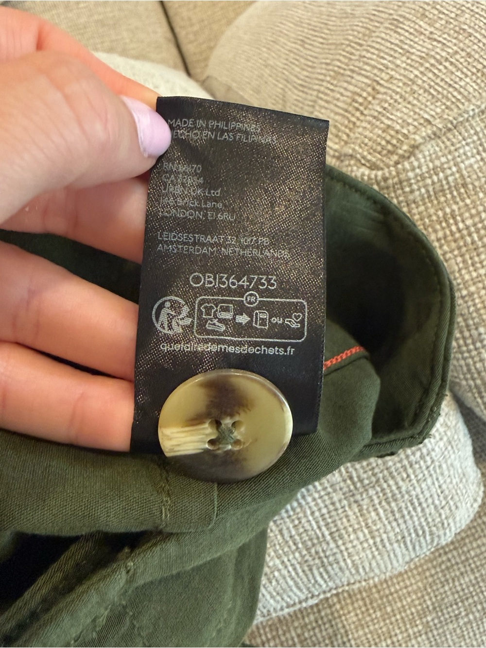 Maeve Anthropologie Colette Cropped Wide-Leg Pants-Olive - Picture 9 of 9
